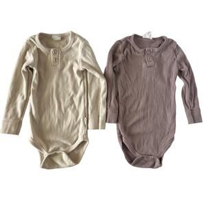Jamie Kay Organic Ribbed Bodysuits